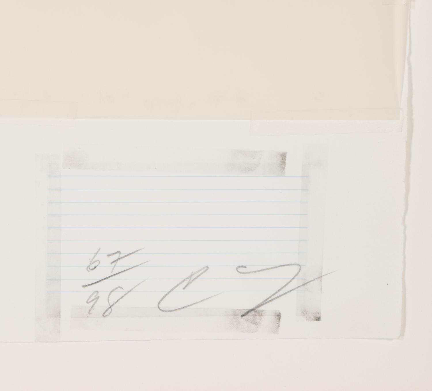 No. 2 (from Natural History, Part I, Mushrooms ), 1974
