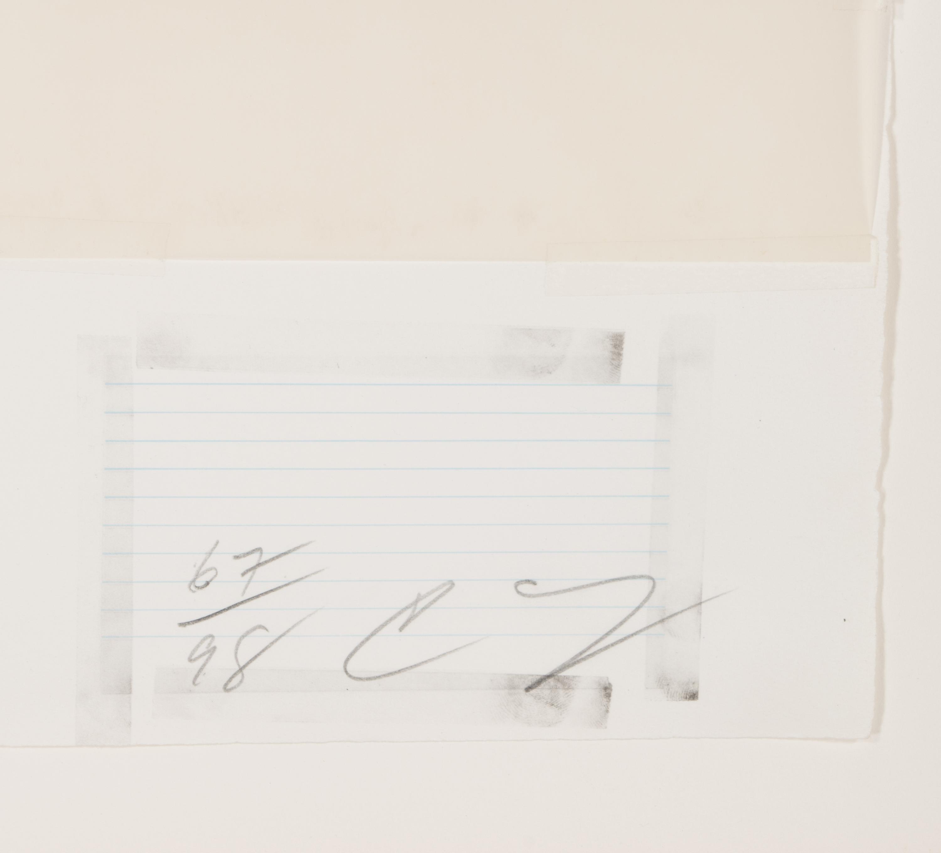 No. 2 (from Natural History, Part I, Mushrooms ), 1974