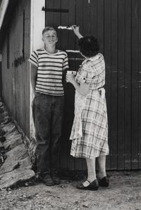 A group of five photographs from the Farm Families Project