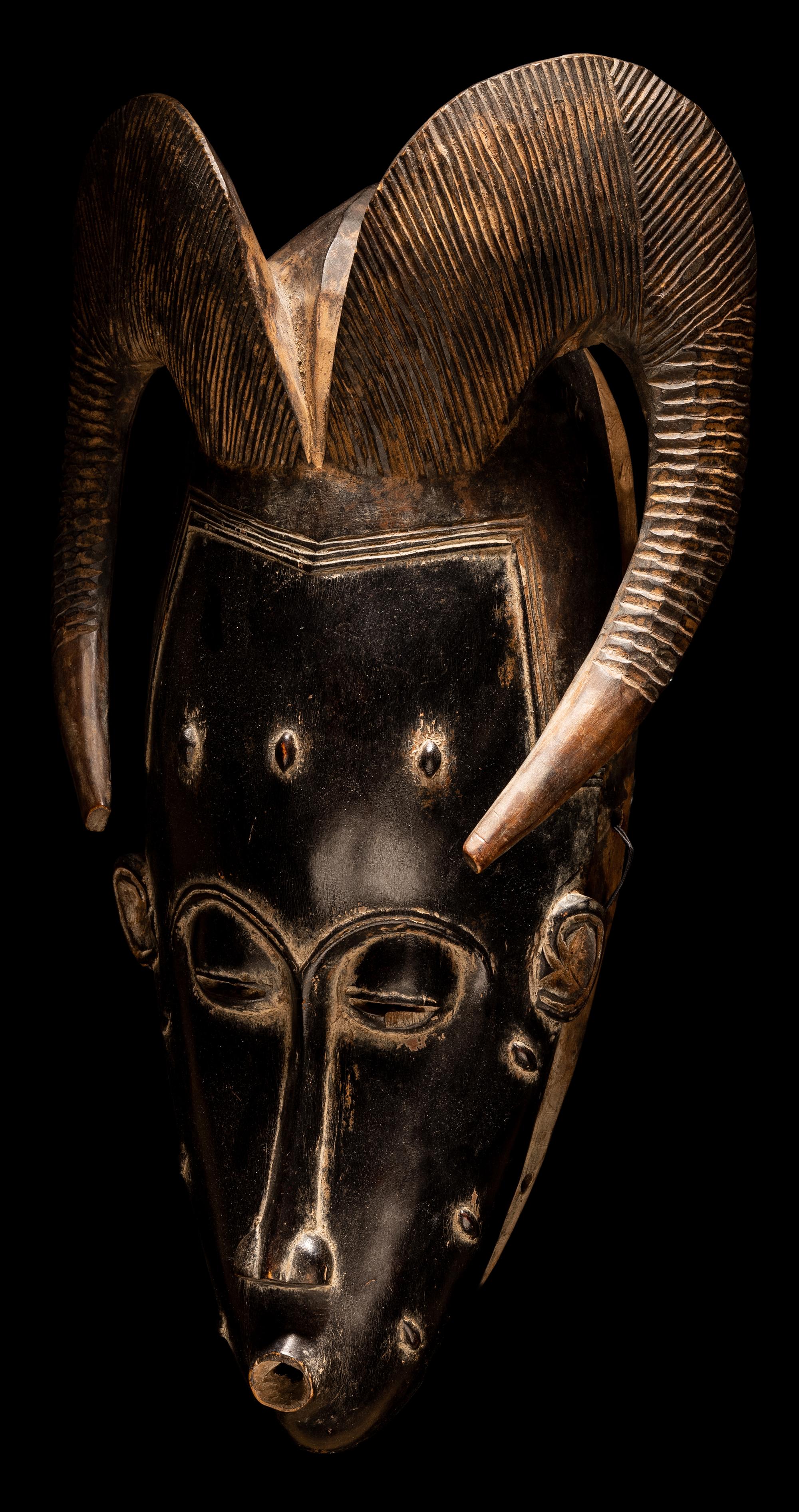 Two Yaure Wood Masks
