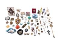 A Collection of Porcelain Miniatures, Small Boxes and Decorative Articles