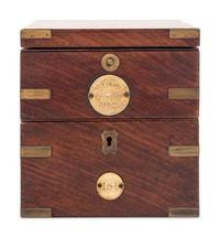 A Mahogany and Brass Cased Ship's Chronometer by John Graham