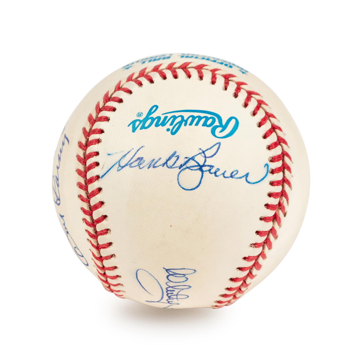 A Multi-Signed 1950s New York Yankees Autograph Baseball (Beckett Authentication Services BAS Certified),