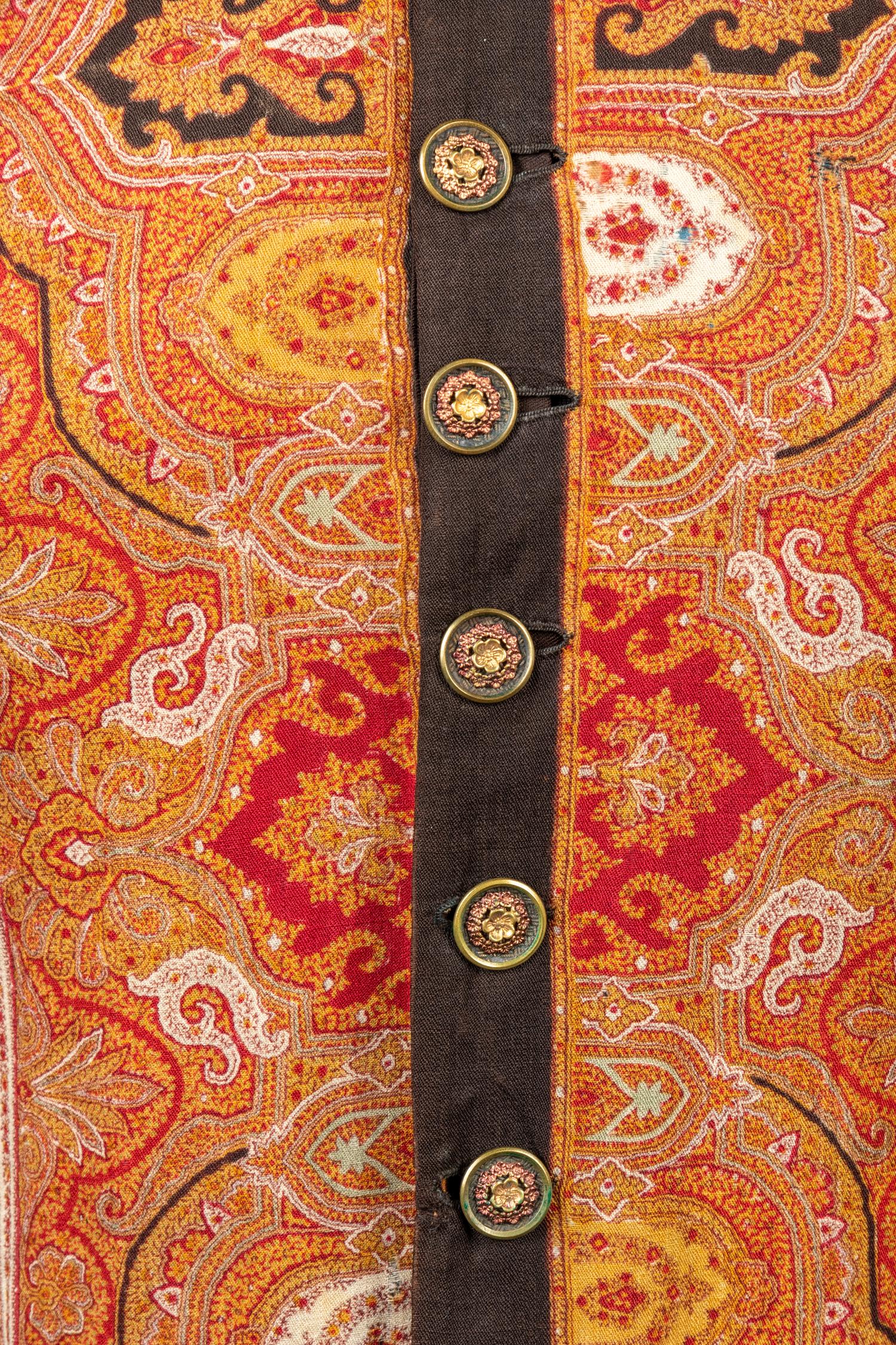 Two Mid-Victorian Dressing Gowns / Robes, 1860-70s