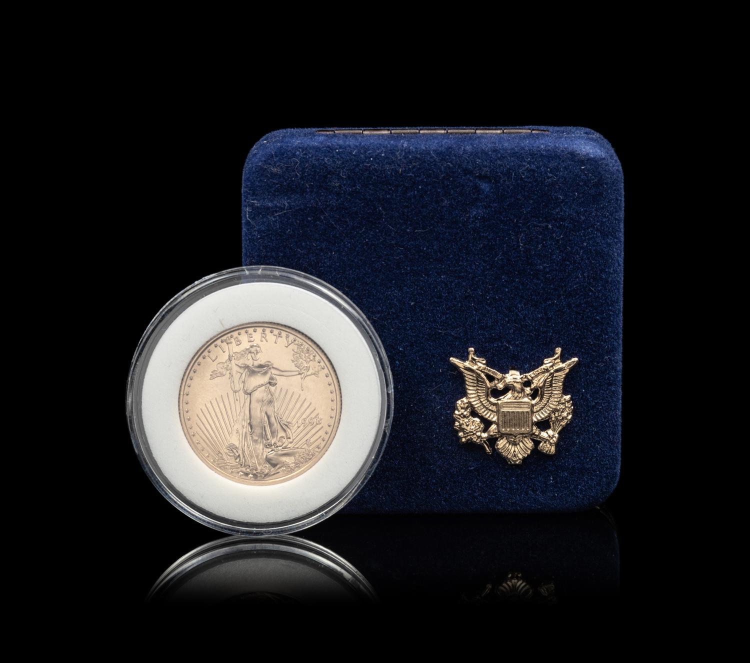 A 1998 Gold Eagle 1/2 oz. Gold Coin