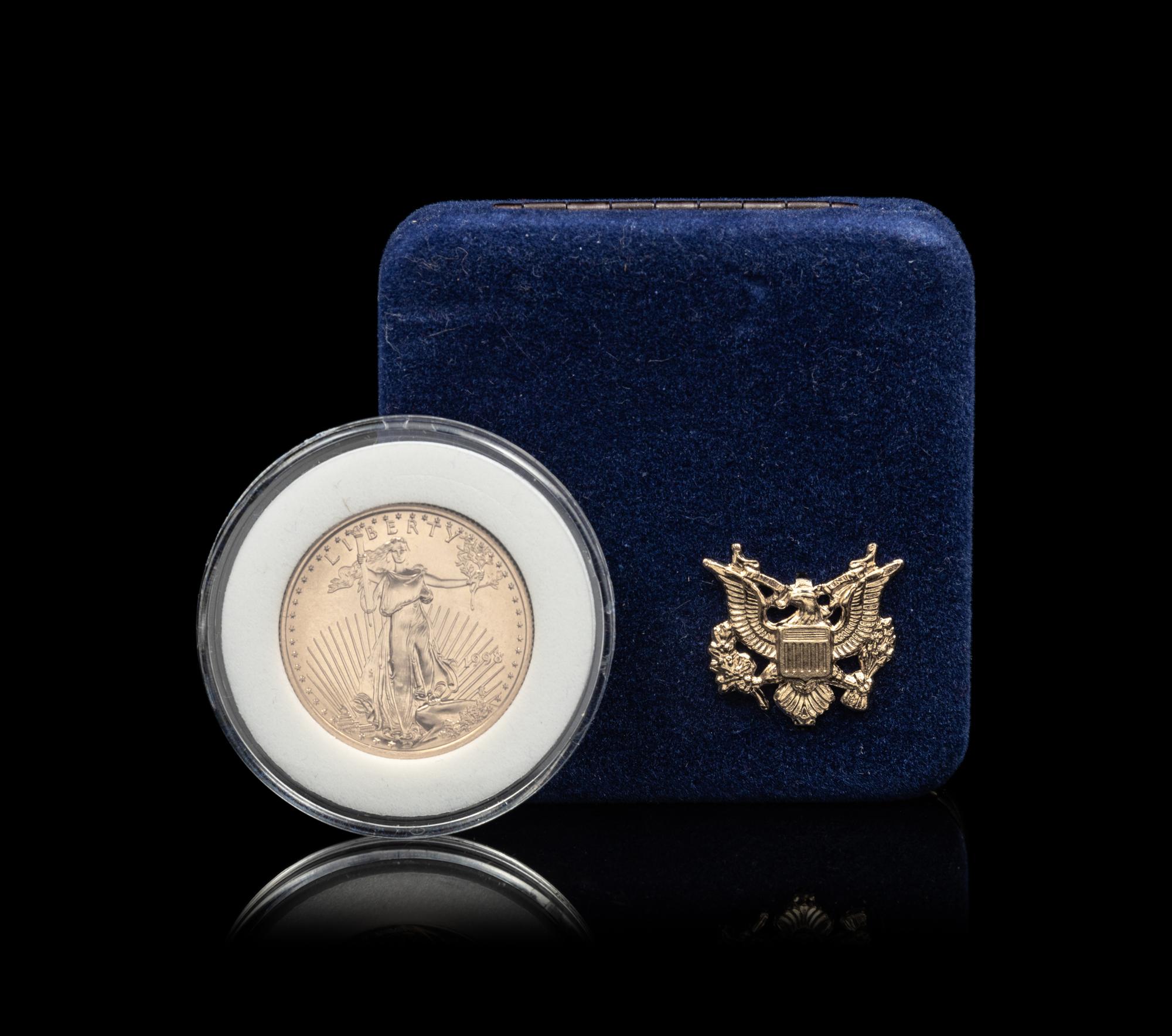 A 1998 Gold Eagle 1/2 oz. Gold Coin