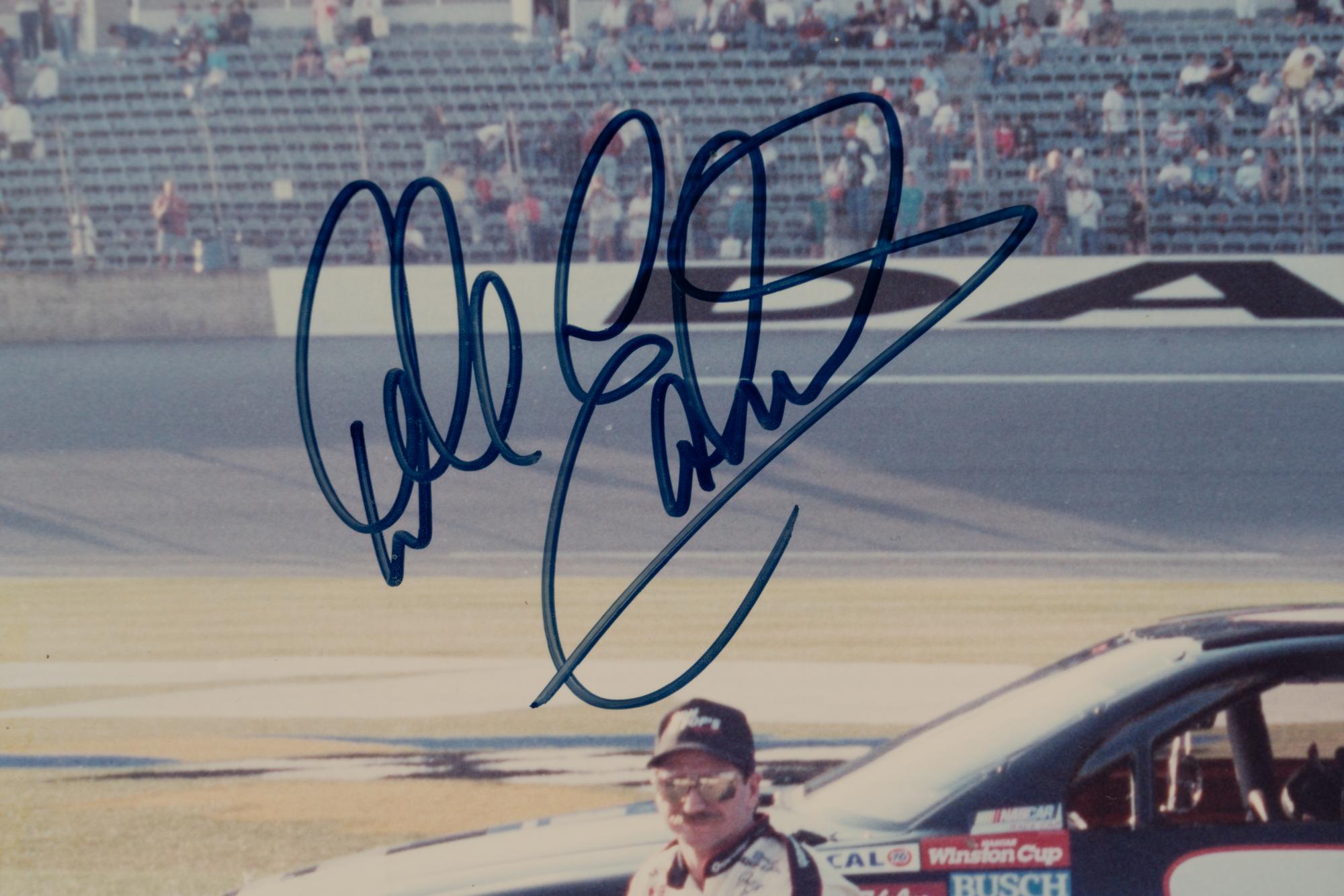A Group of Dale Earnhardt Sr. Signed Autograph Items