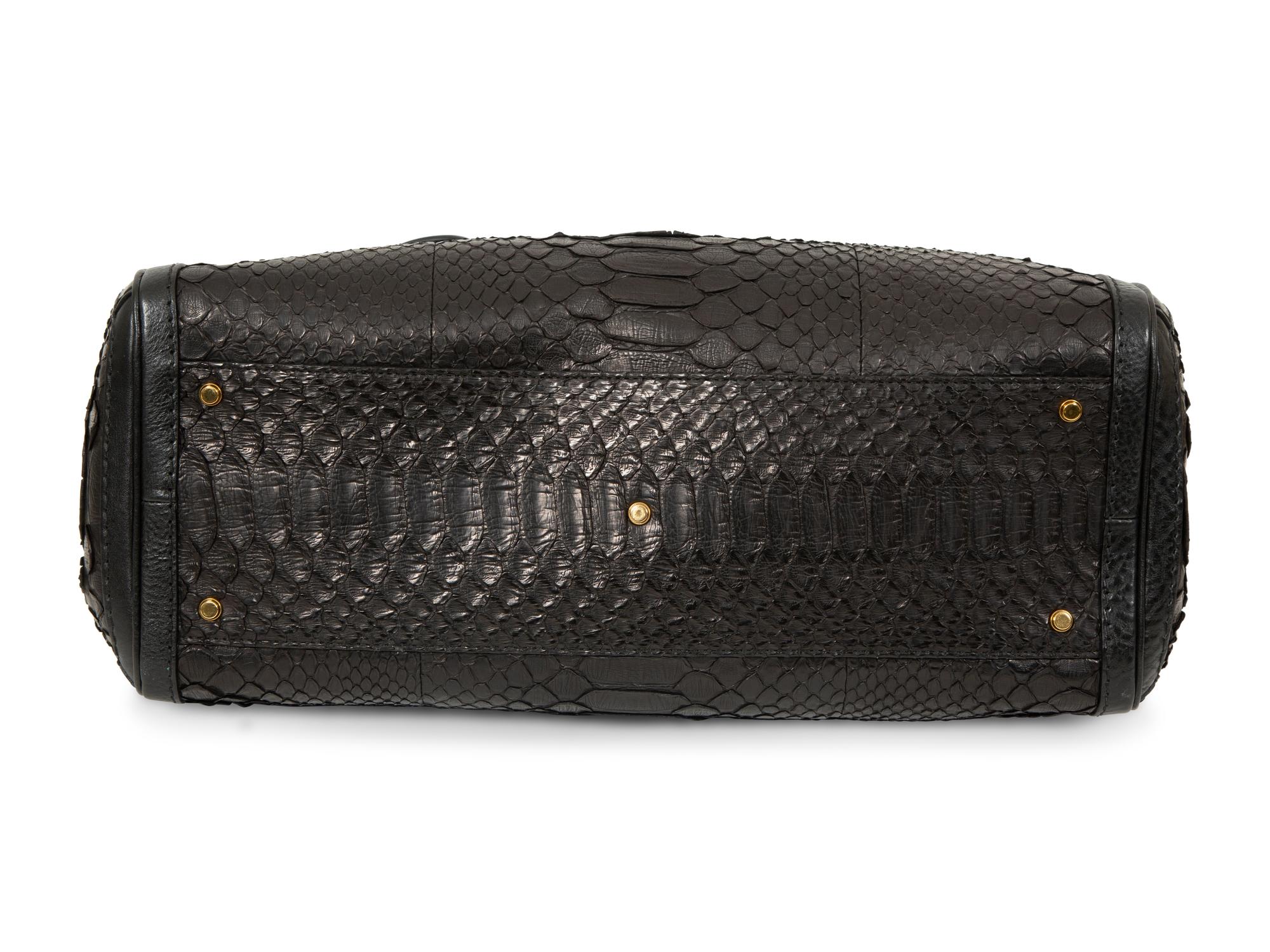 Gucci Python Running Tote with GG Hardware