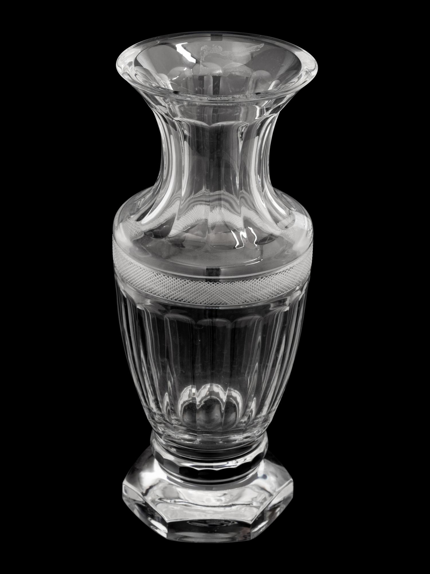 A Large Rogaska Glass Vase