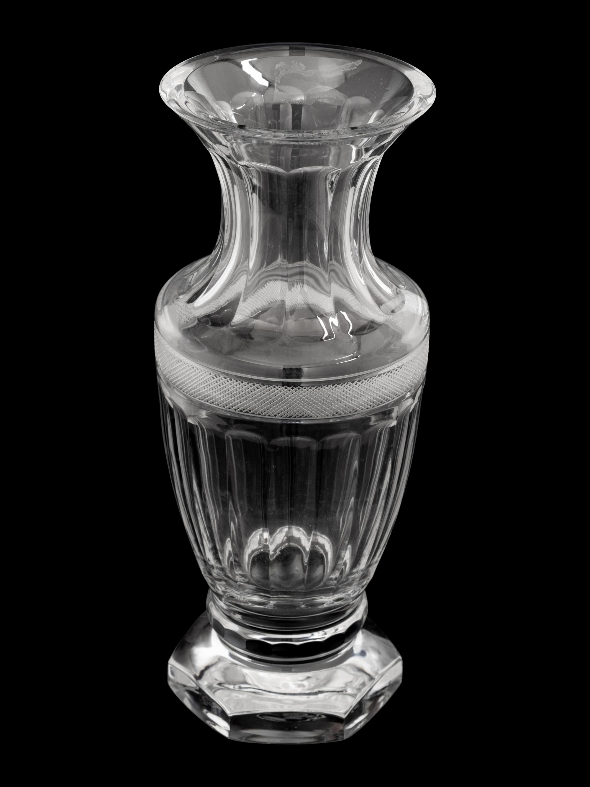 A Large Rogaska Glass Vase