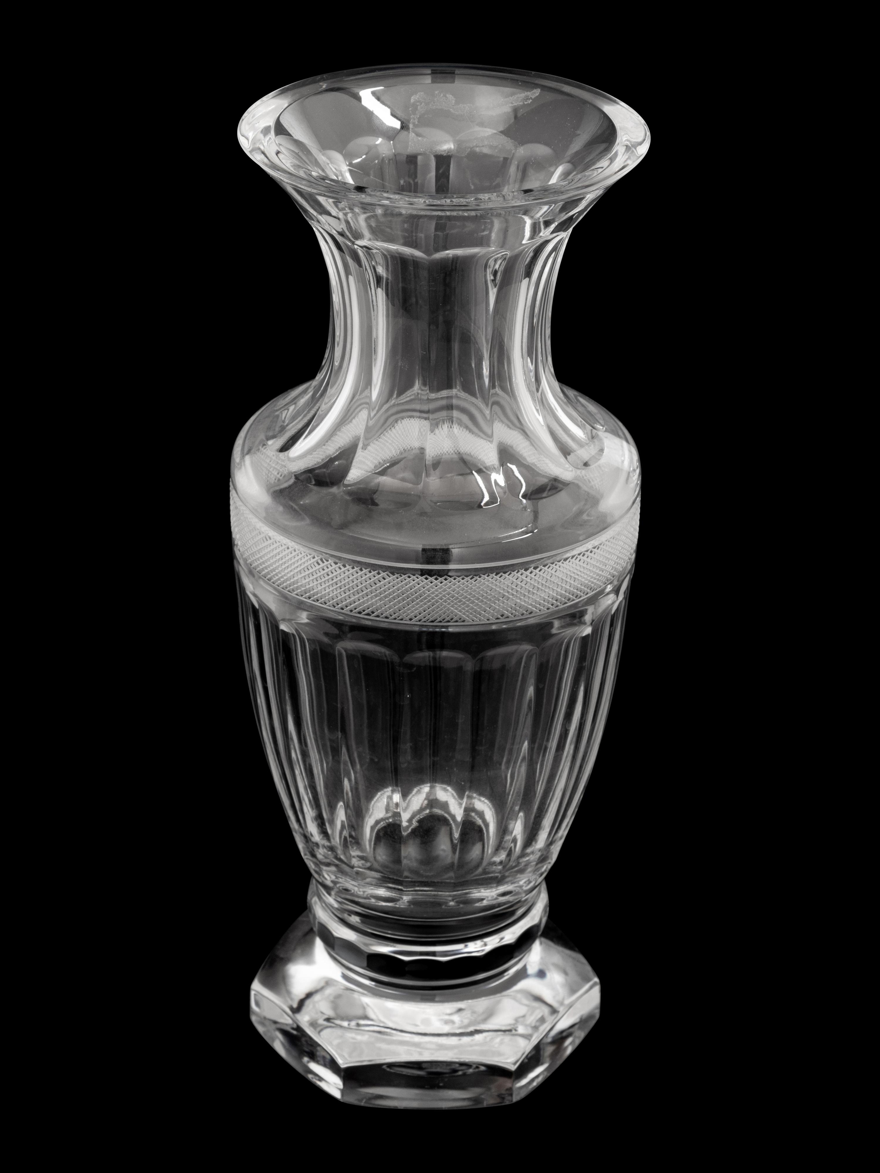 A Large Rogaska Glass Vase