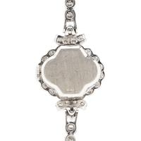 HAMILTON, 14K WHITE GOLD AND DIAMOND WATCH