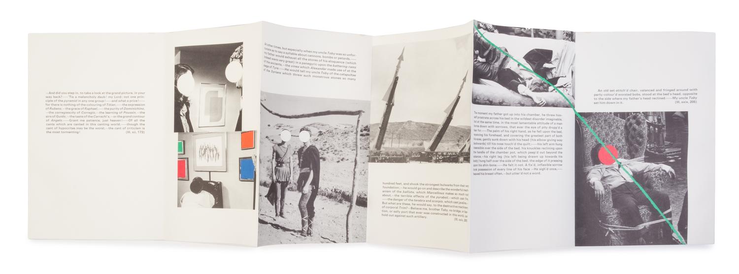 John Baldessari, (American b. 1931), The Life and Opinions of Tristram Shandy, Gentleman, 1988 (the complete set with novel, accordion