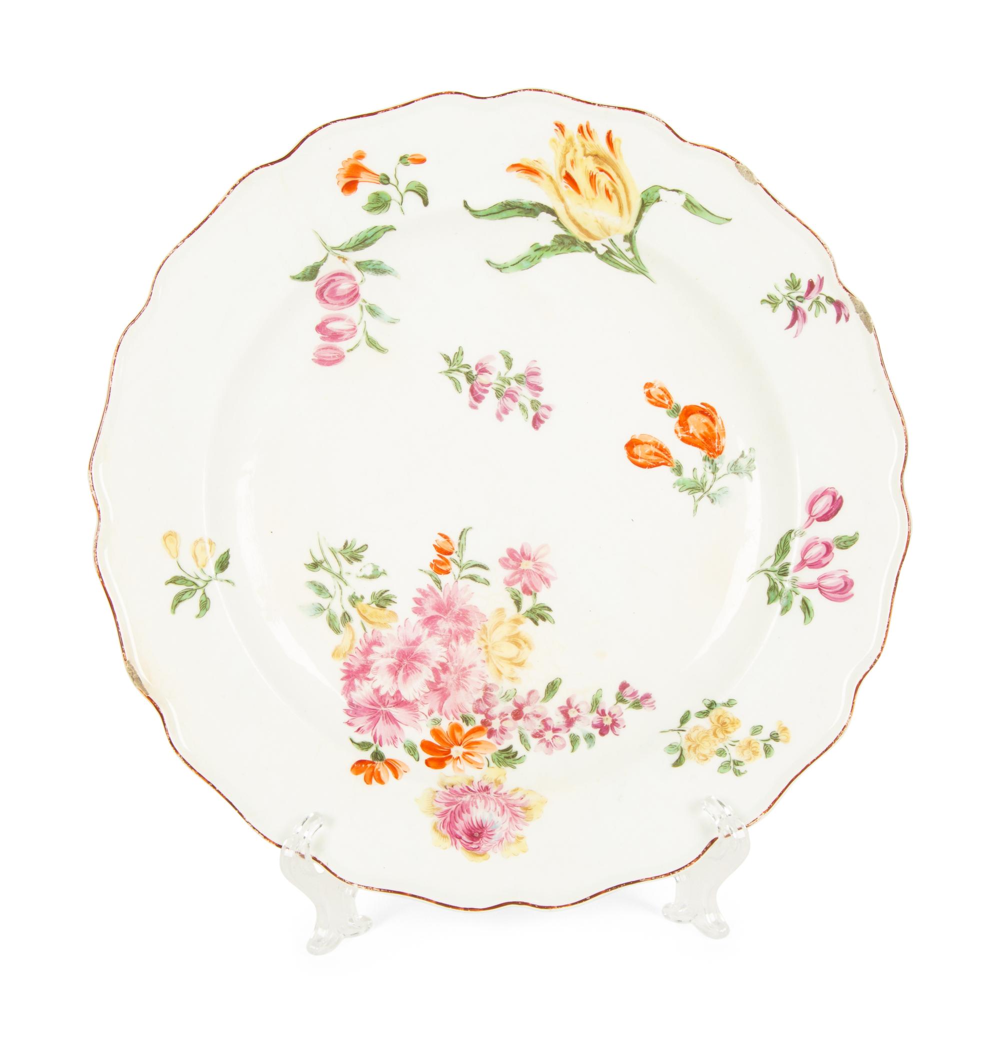 Three Chelsea Porcelain Articles — 18TH CENTURY
