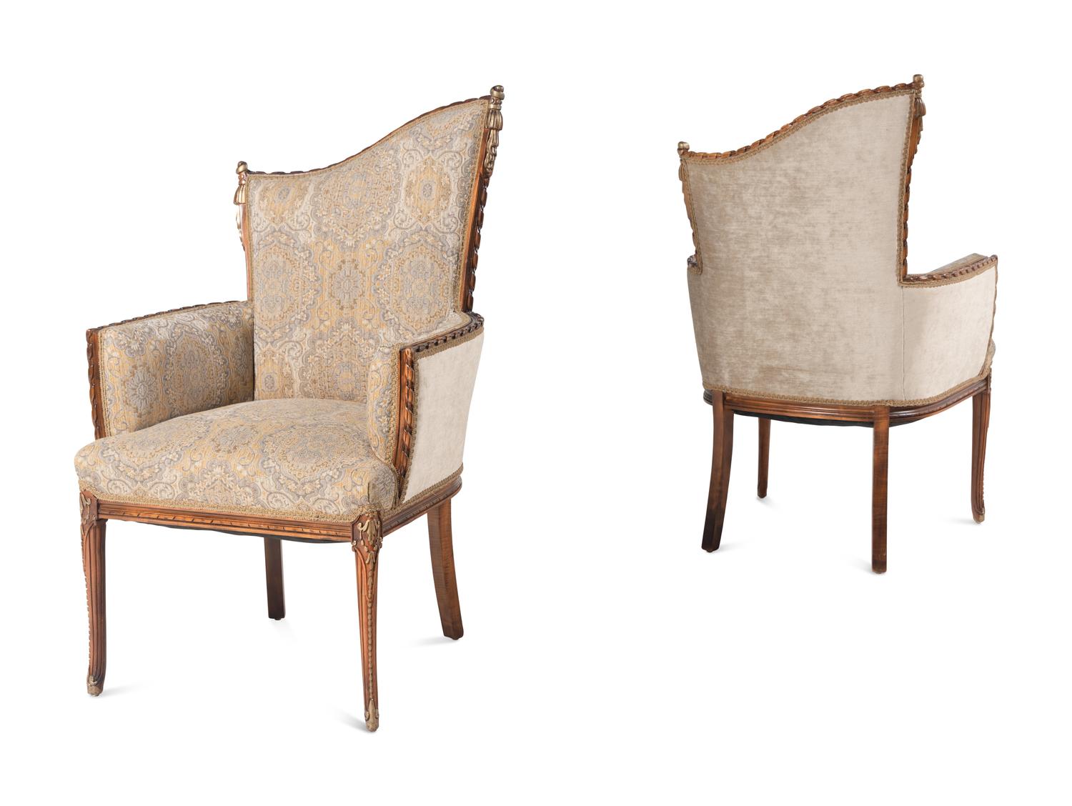 A Pair of Continental Bergeres
