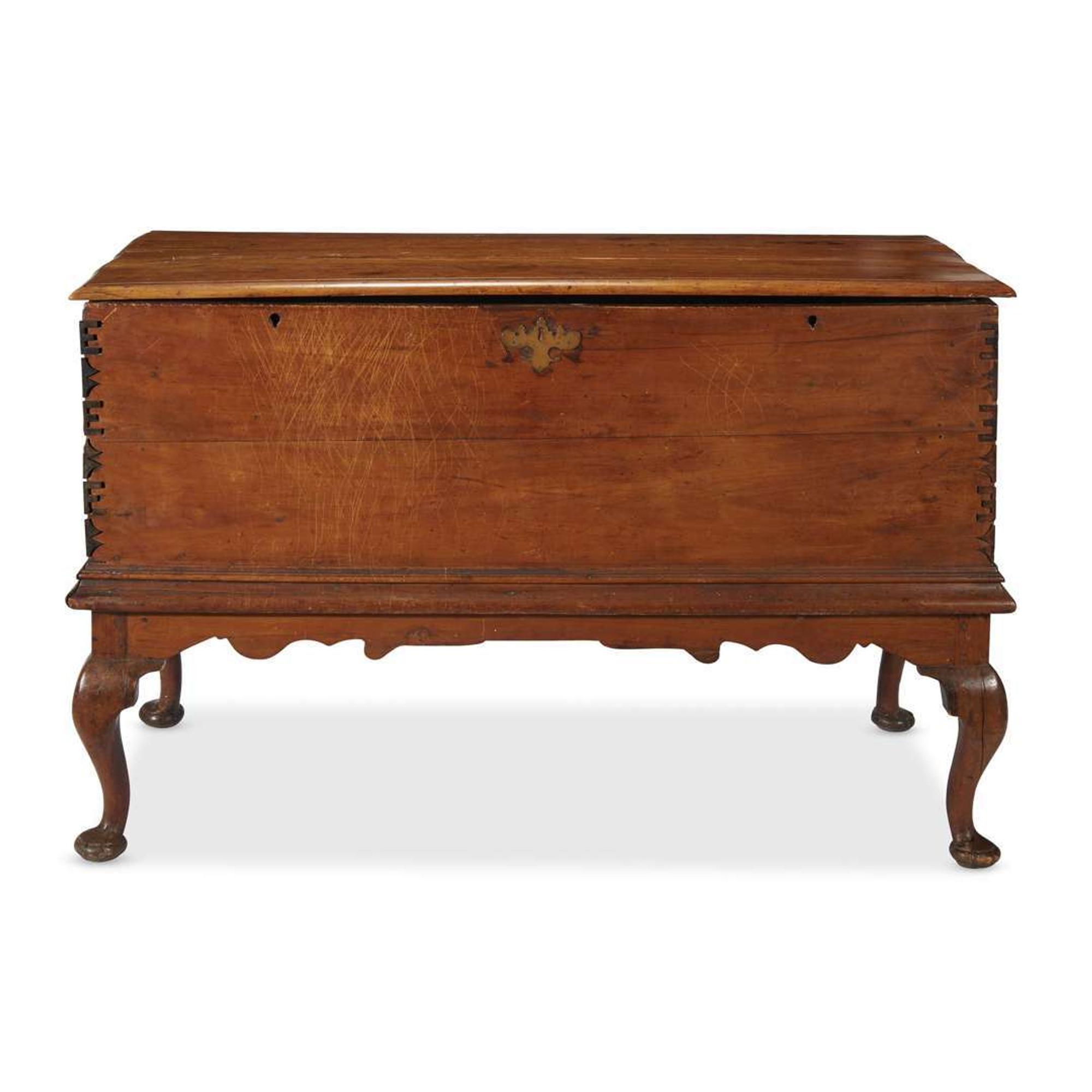 Queen Anne cedar chest-on-frame Bermuda, 18th century