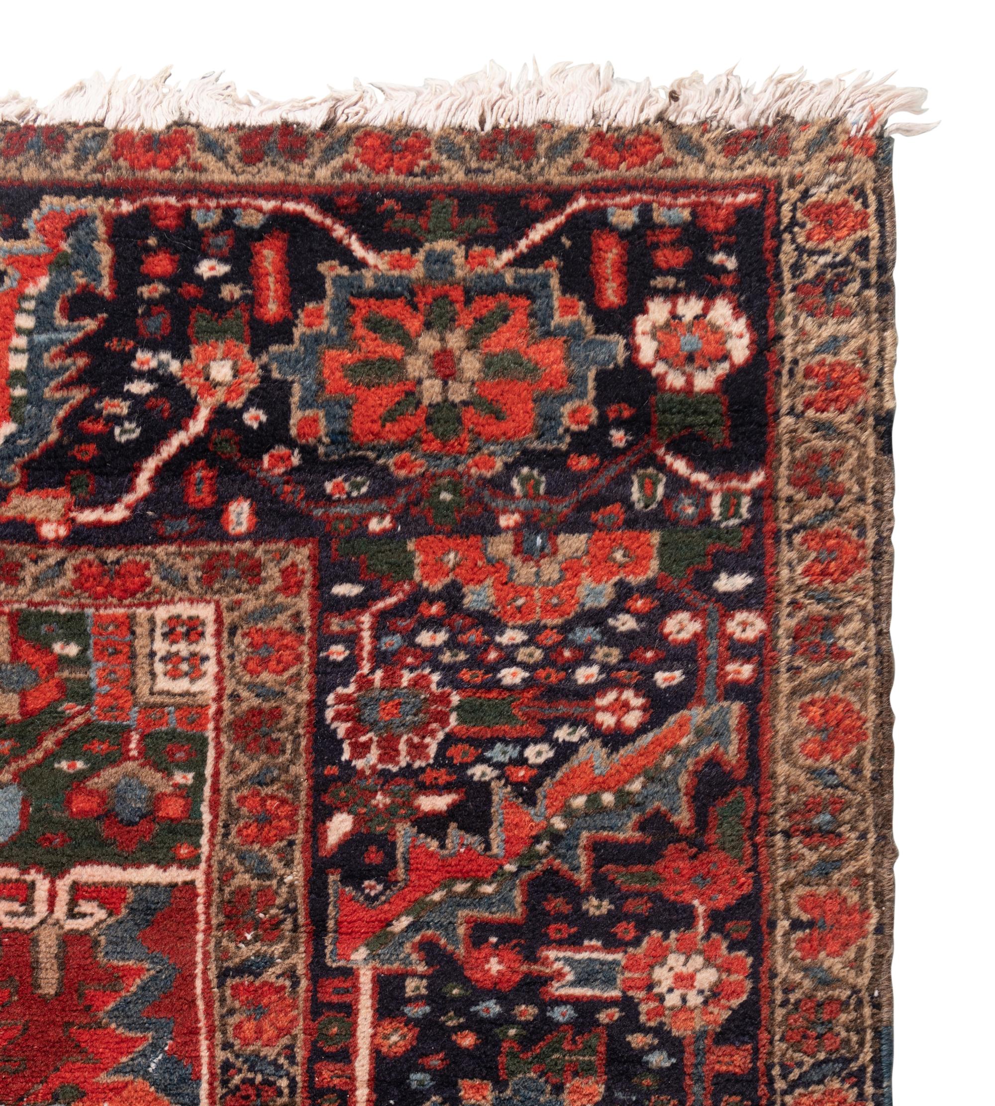 A Heriz Wool Rug