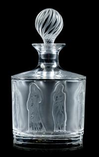 Lalique, France, 20th Century, Femmes Antique Decanter