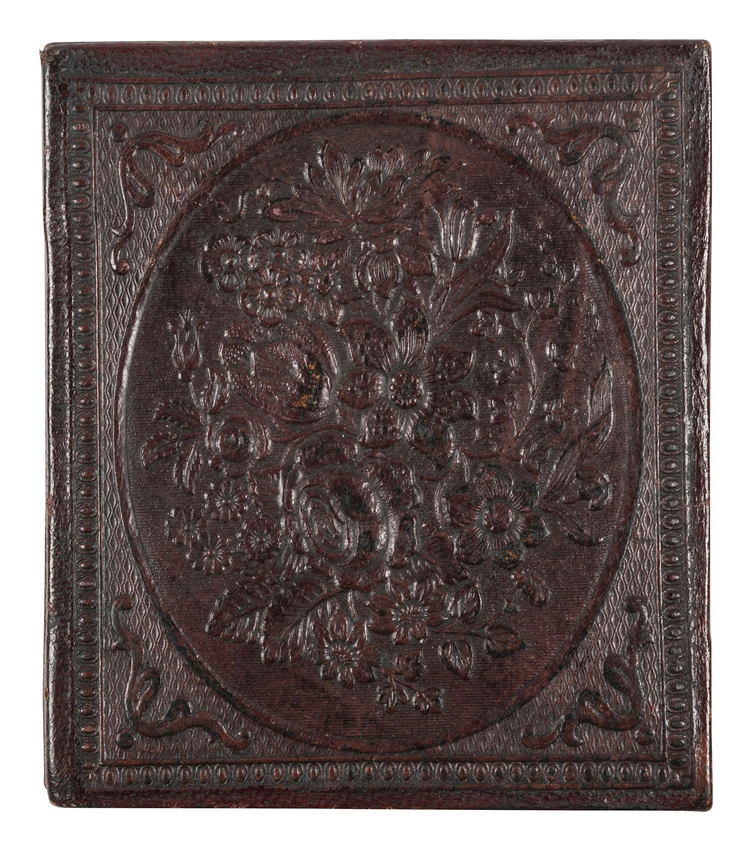 [EARLY PHOTOGRAPHY]. Sixth plate daguerreotype featuring a man with no arms and only one leg.