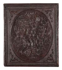 [EARLY PHOTOGRAPHY]. Sixth plate daguerreotype featuring a man with no arms and only one leg.