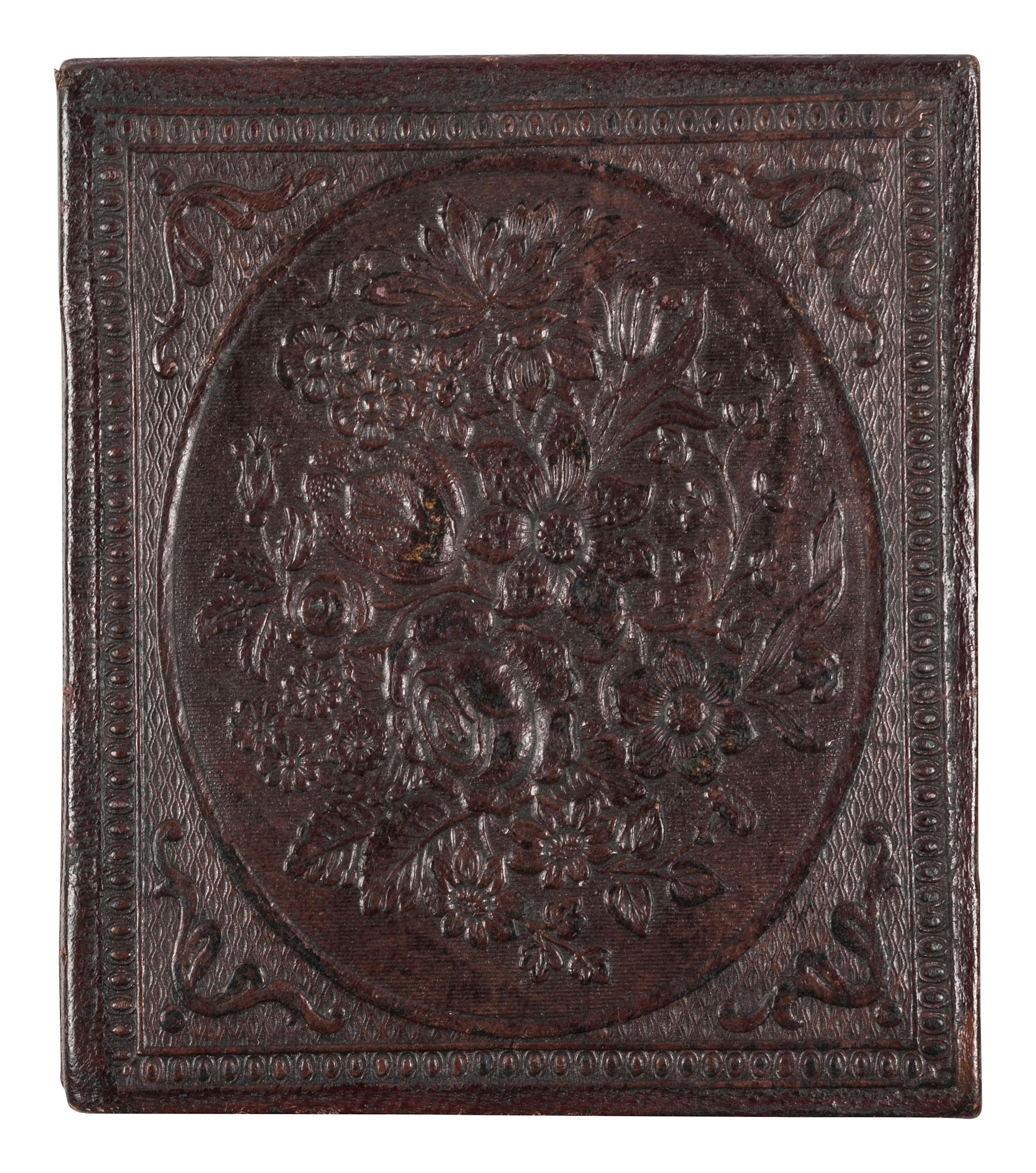 [EARLY PHOTOGRAPHY]. Sixth plate daguerreotype featuring a man with no arms and only one leg.