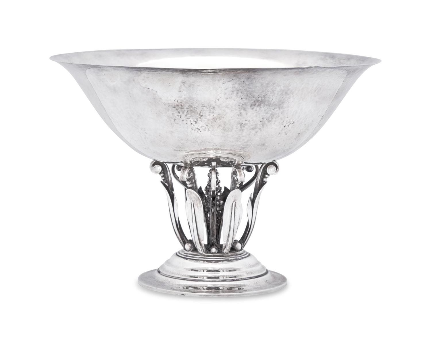 A Johan Rohde Designed Georg Jensen Silver Centerpiece Bowl