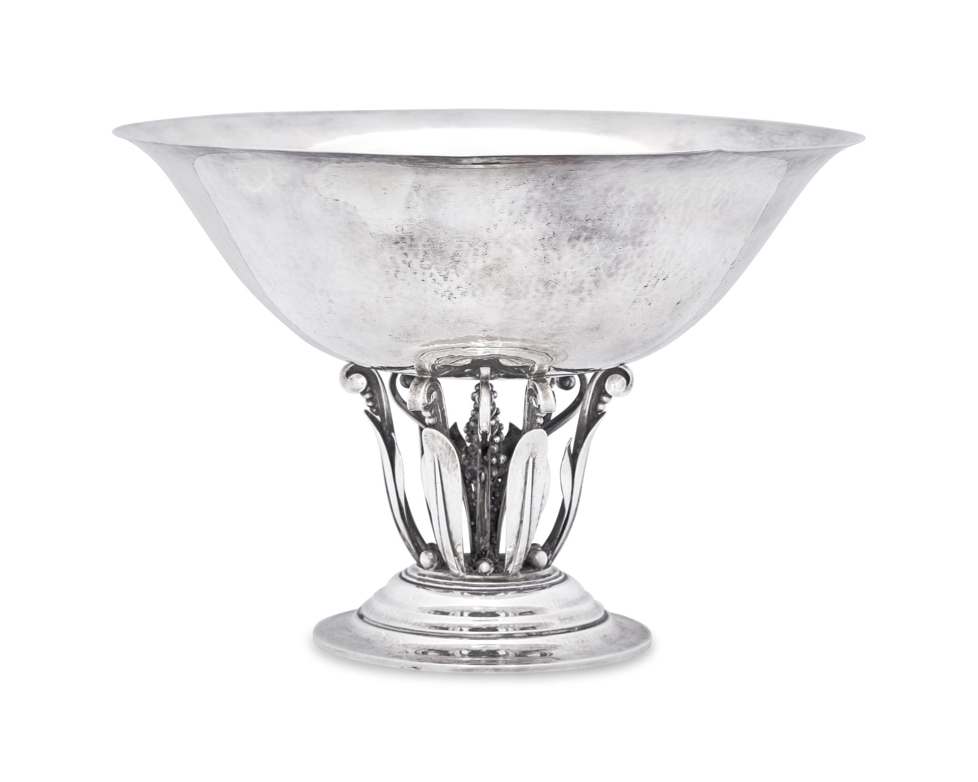 A Johan Rohde Designed Georg Jensen Silver Centerpiece Bowl