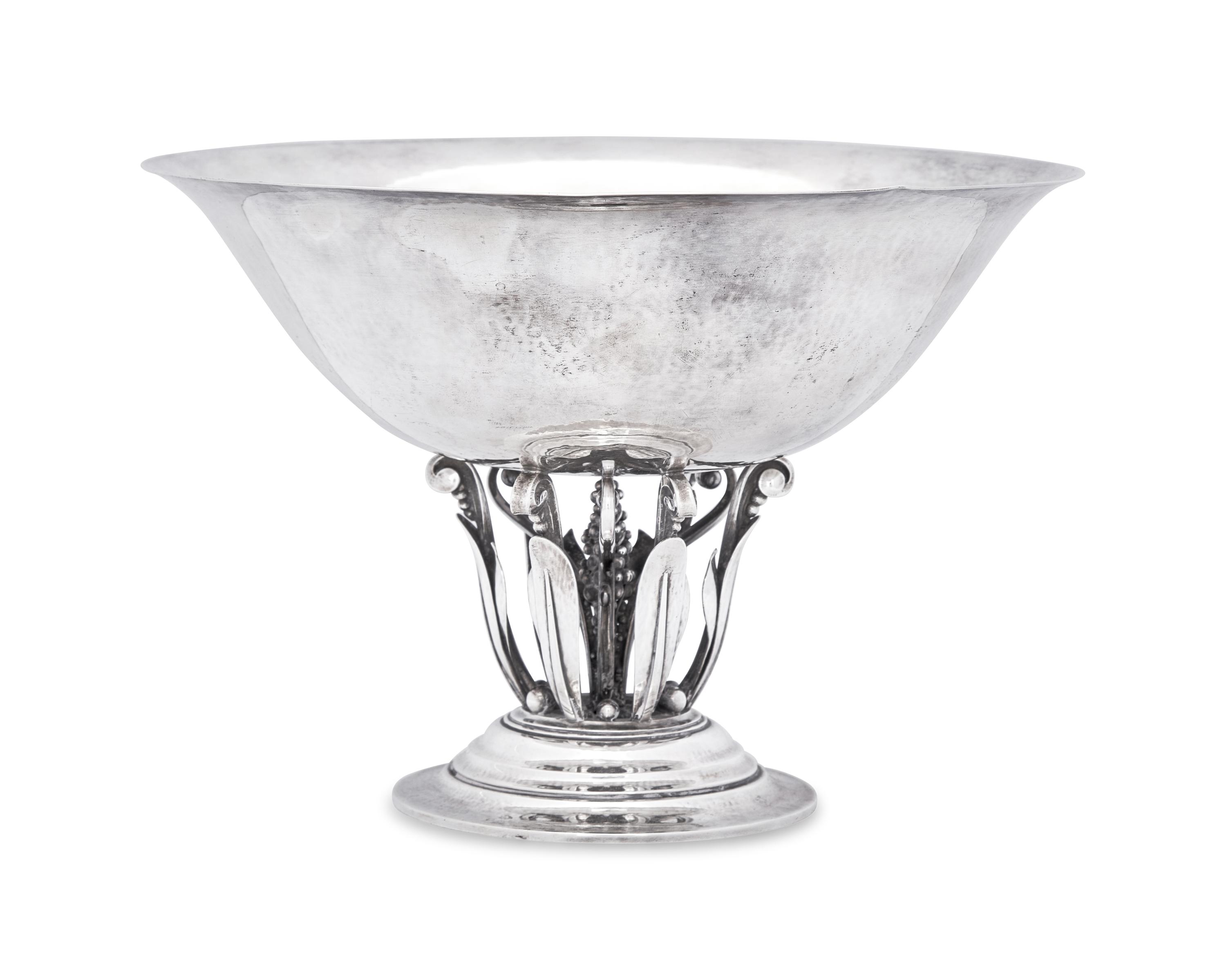 A Johan Rohde Designed Georg Jensen Silver Centerpiece Bowl