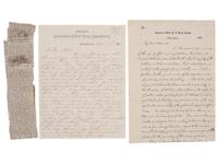 [US NAVY]. TATTNALL, Commodore Josiah (1795-1871). Correspondence from Josiah Tattnall III to his longtime friend Commodore Hiram Paulding, 1830s-1850s. [ With: ] Paulding's manuscript account of their friendship.