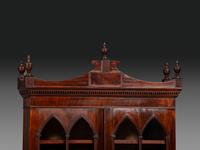A Federal Carved and Figured Mahogany Lady's Writing Desk