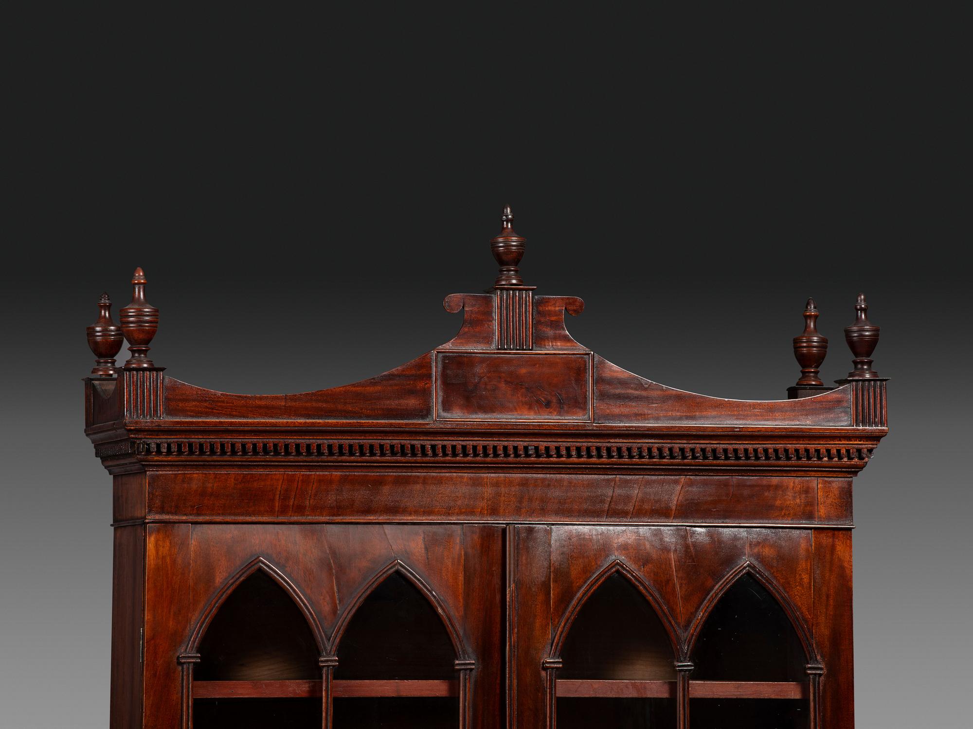A Federal Carved and Figured Mahogany Lady's Writing Desk