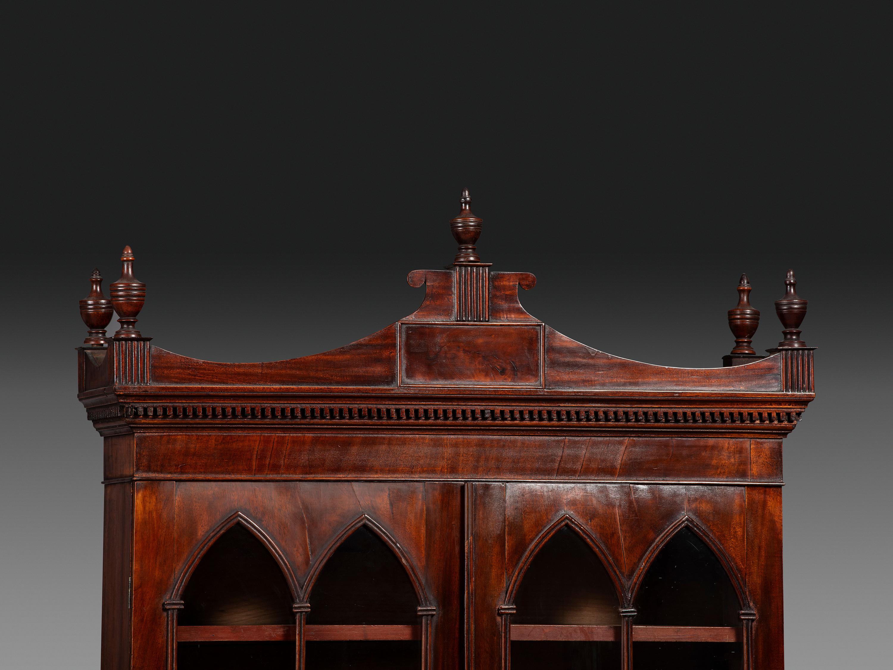 A Federal Carved and Figured Mahogany Lady's Writing Desk