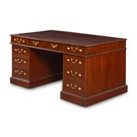 A George III Mahogany Partner's Desk
