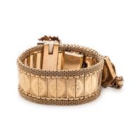 YELLOW GOLD AND DIAMOND SLIDE SURPRISE WRISTWATCH