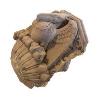 A Glazed Terra Cotta Building Fragment from the University of Chicago 28" W x 25" D x 22" H — United States, Circa 1900