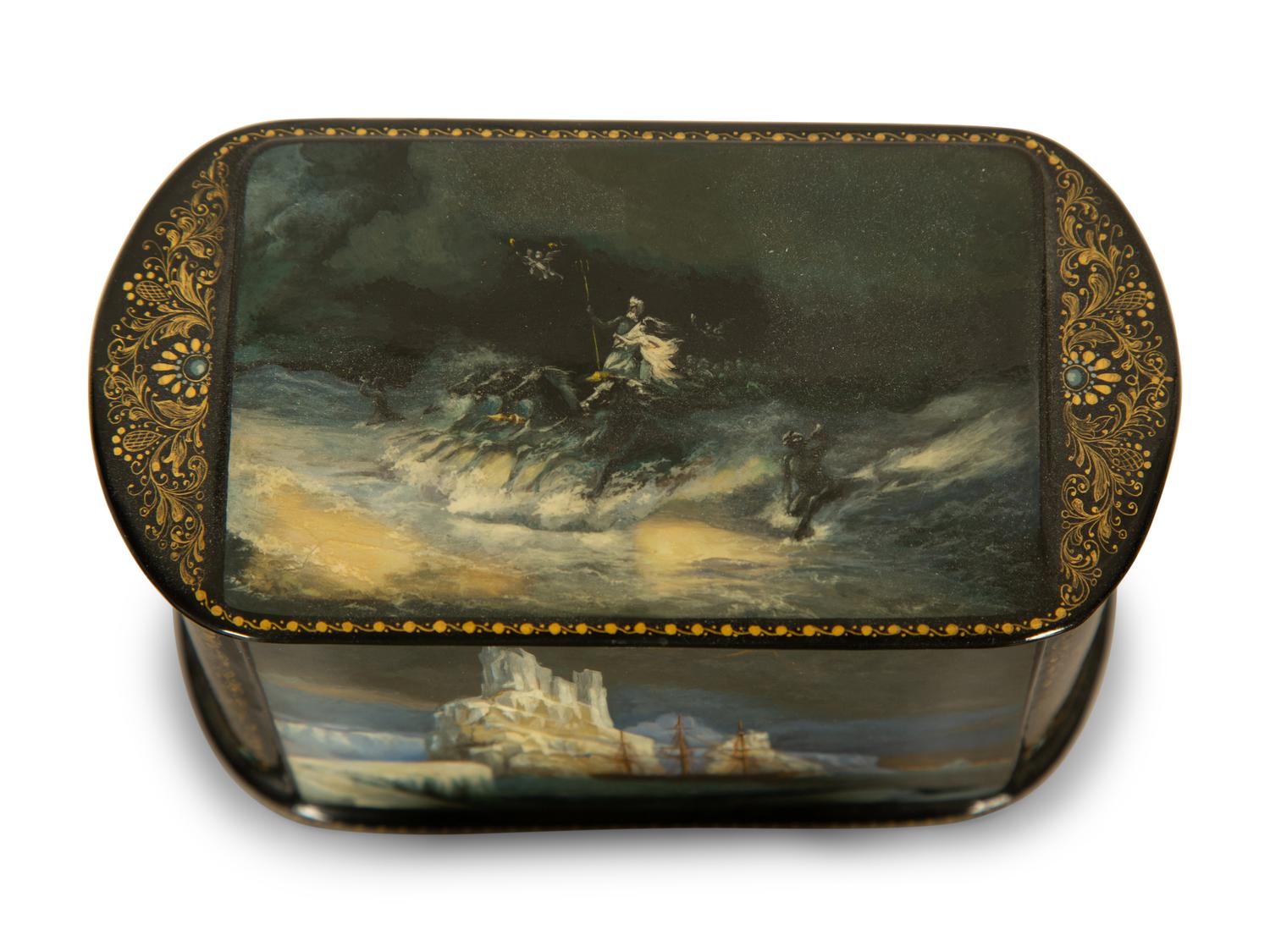 Five Russian Lacquer Boxes