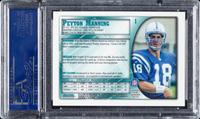 A 1998 Bowman Chrome Peyton Manning Rookie Football Card No. 1 (PSA 10 GEM MINT)