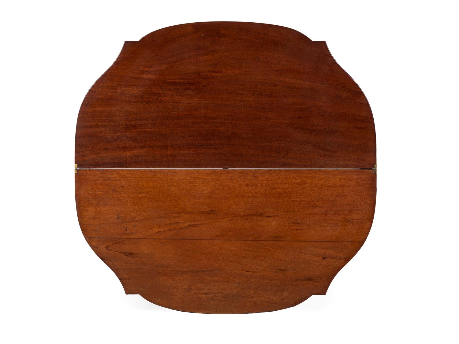 Two Federal Style Mahogany and Maple Inlaid Game Tables