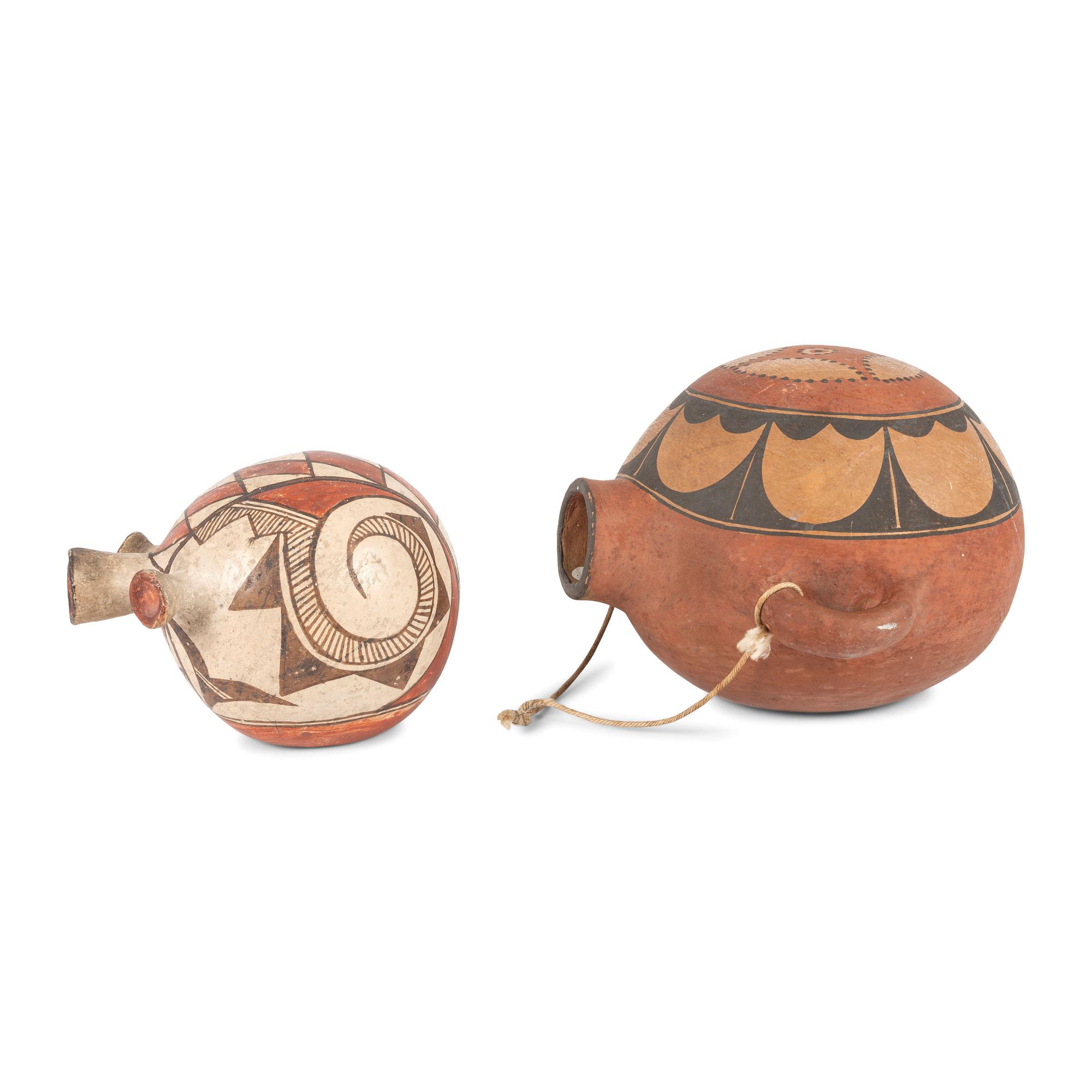 Zia and Laguna Pottery Canteens