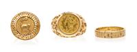 A Collection of Yellow Gold Rings, 13.80 dwts.