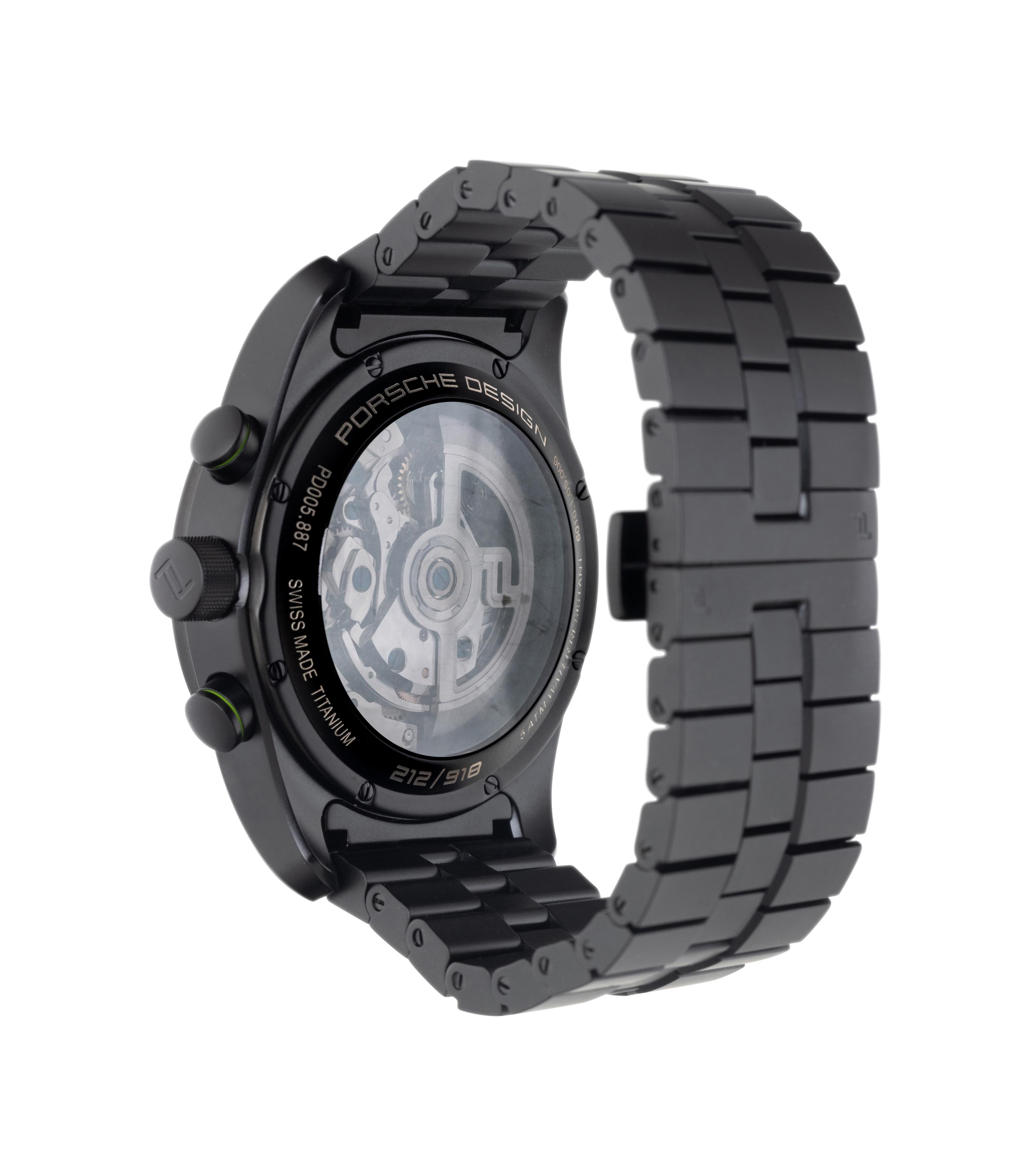 PORSCHE DESIGN, 'CHRONOTIMER 918 SPYDER CIRCLE' WATCH
