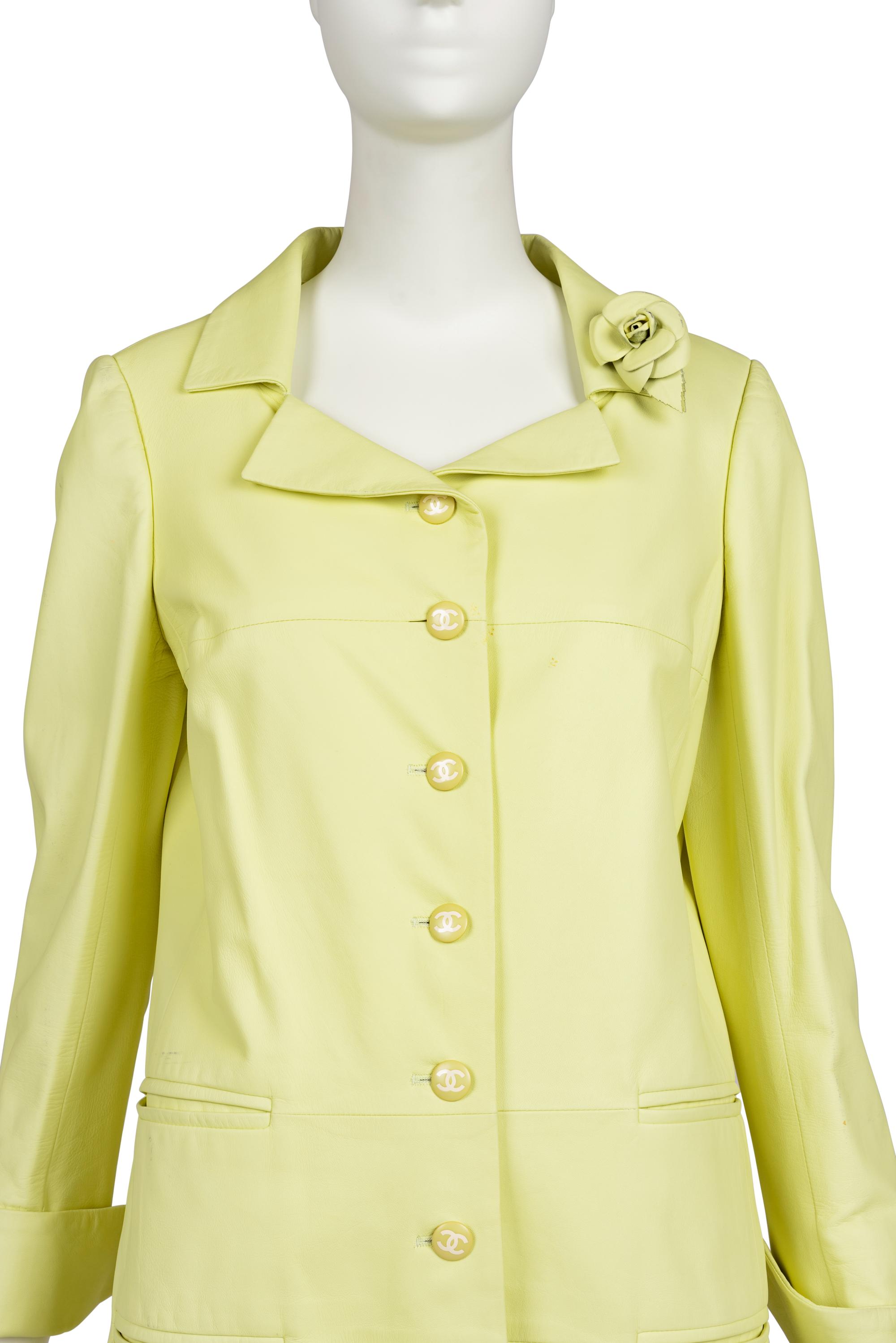 Chanel Yellow Coat, Cruise 2004