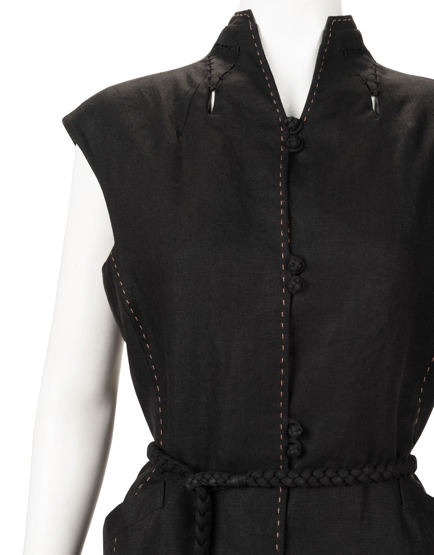 Two Chado Ralph Rucci Sleeveless Dresses, 2000-10s