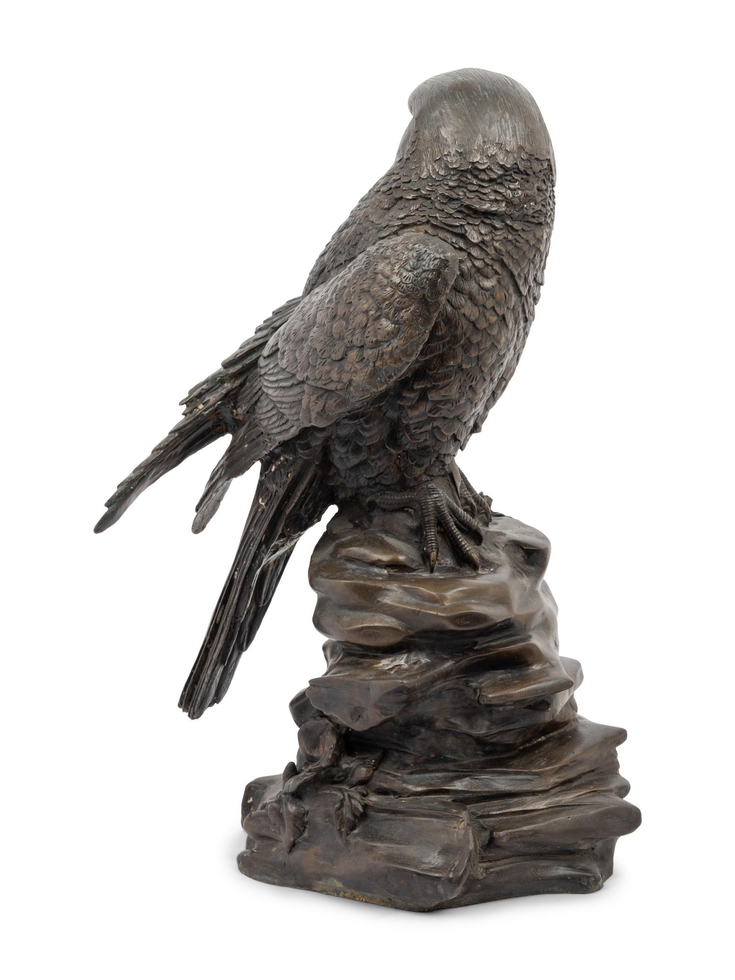 An American Cast Bronze Figure of an Eagle