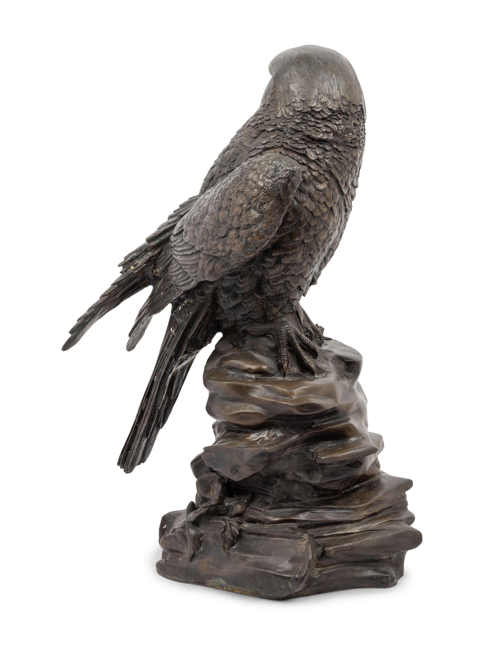 An American Cast Bronze Figure of an Eagle