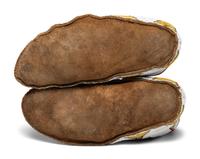 Blackfeet Soft Soled Beaded Hide Moccasins