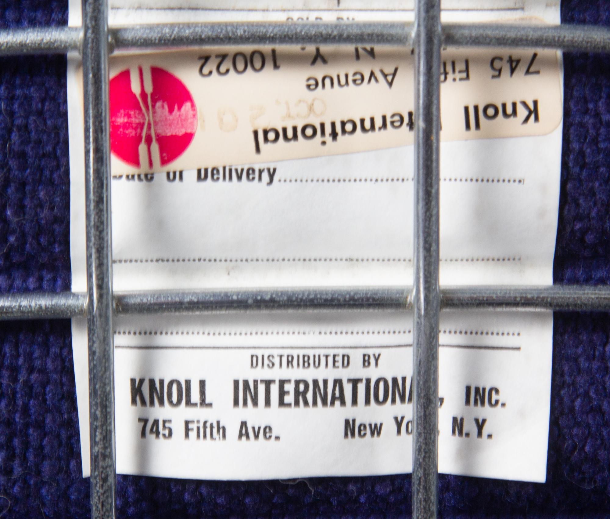 Pair of Dining Chairs Knoll International, USA