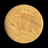 A United States 1914-S St. Gaudens $20 Gold Coin