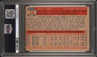 A 1957 Topps Willie Mays Baseball Card No. 10 (PSA 3 VG) from The Collection of David Eisenhower