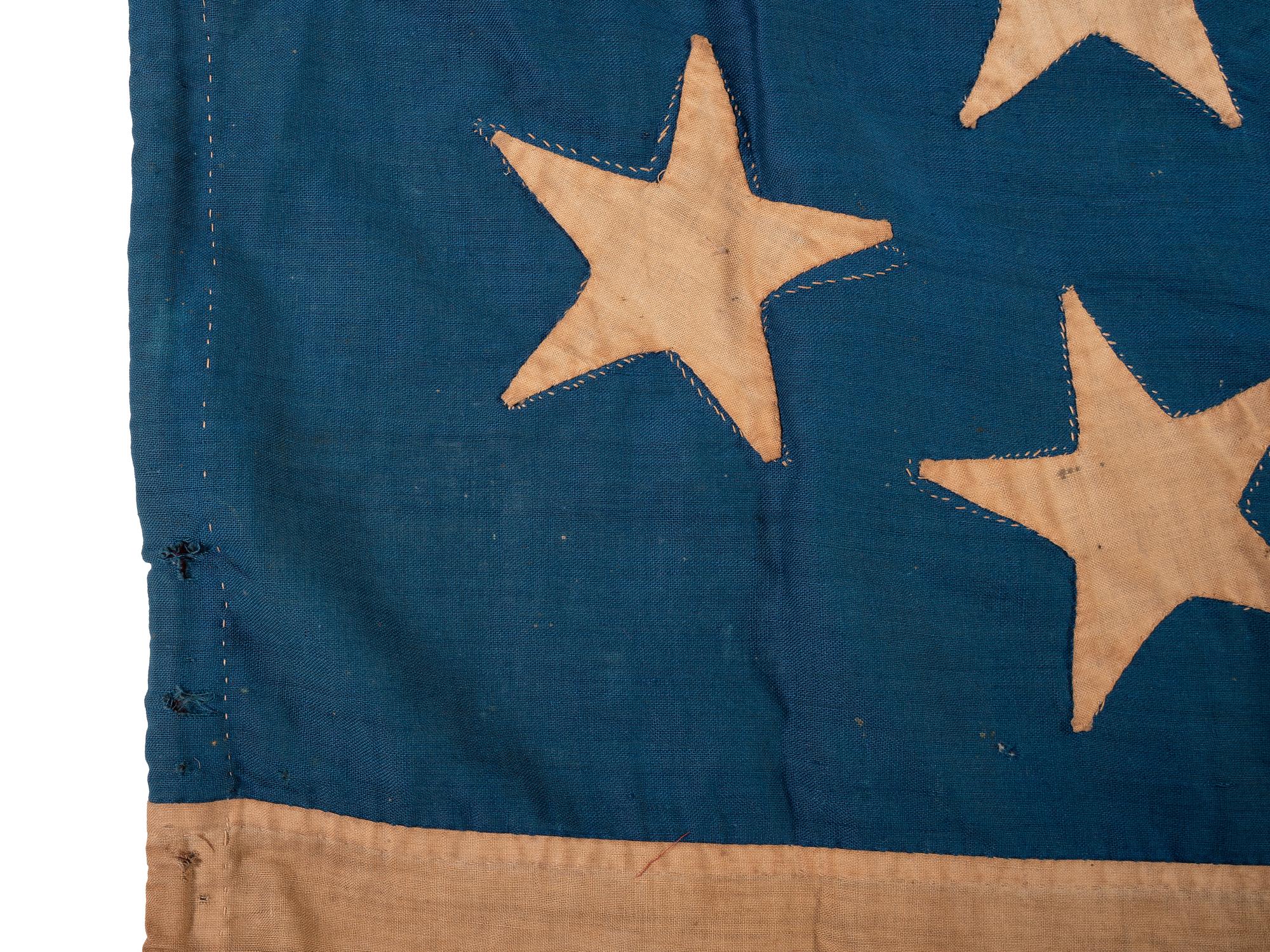 [FLAGS]. 28-star American flag. Ca mid-19th century.